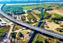 提升中彰通行便利性 縣長王惠美視察「臺中大肚-彰化和美跨河橋梁工程」