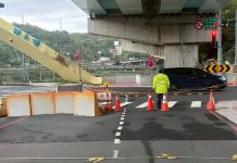 興隆街邊坡仍有危石 基市府4月分段封閉辦理打除作業