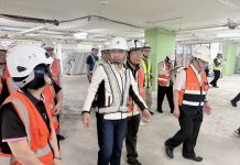 侯友宜視察永平國小地下停車場 要求兼顧工安與品質 預計12月啟用