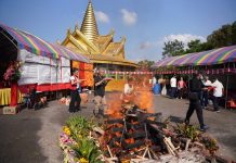 薩迦法王2026-弘法行程以熊熊烈火揭開序幕 六臂白瑪哈嘎拉火供法會