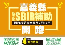 嘉義縣地方型SBIR最高補助100萬元 7月10日前開放申請