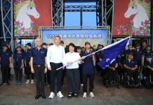 黃敏惠授旗全障運嘉義隊 期勉選手發揮KANO精神奪牌
