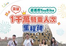 嘉義市YouBike 騎乘破千萬人次 創綠色運輸新里程碑