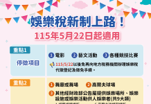 娛樂稅修法 中市地稅局曝免稅項目 提醒課稅業者注意申報時限